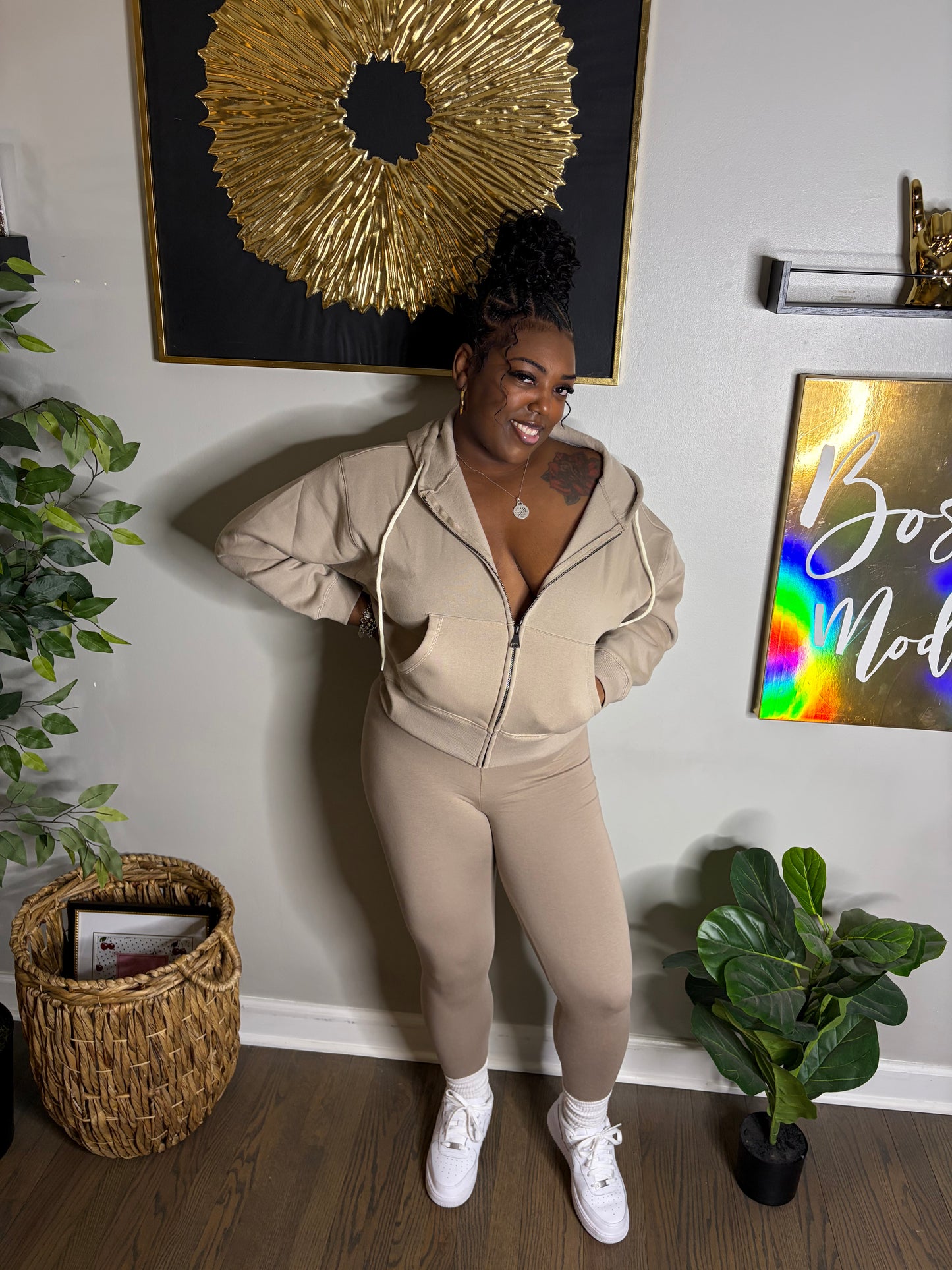 Ash Mocha Hoodie + Legging