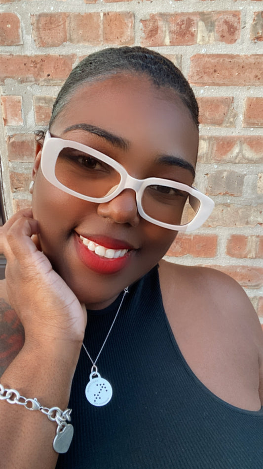 Cream Small Sunglasses