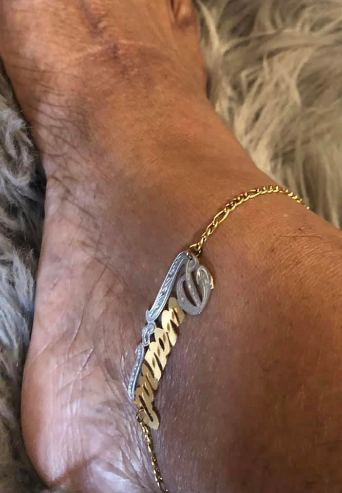 Personalized Gold Plated Anklet