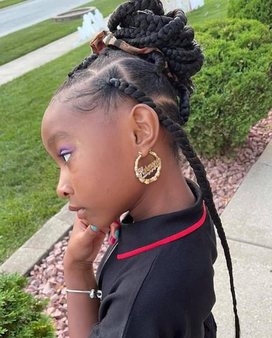 Kids Personalized Name Earrings ONLY