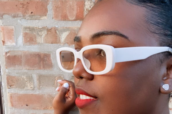 Cream Small Sunglasses