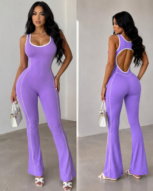 Lavender One Piece Jumpsuit