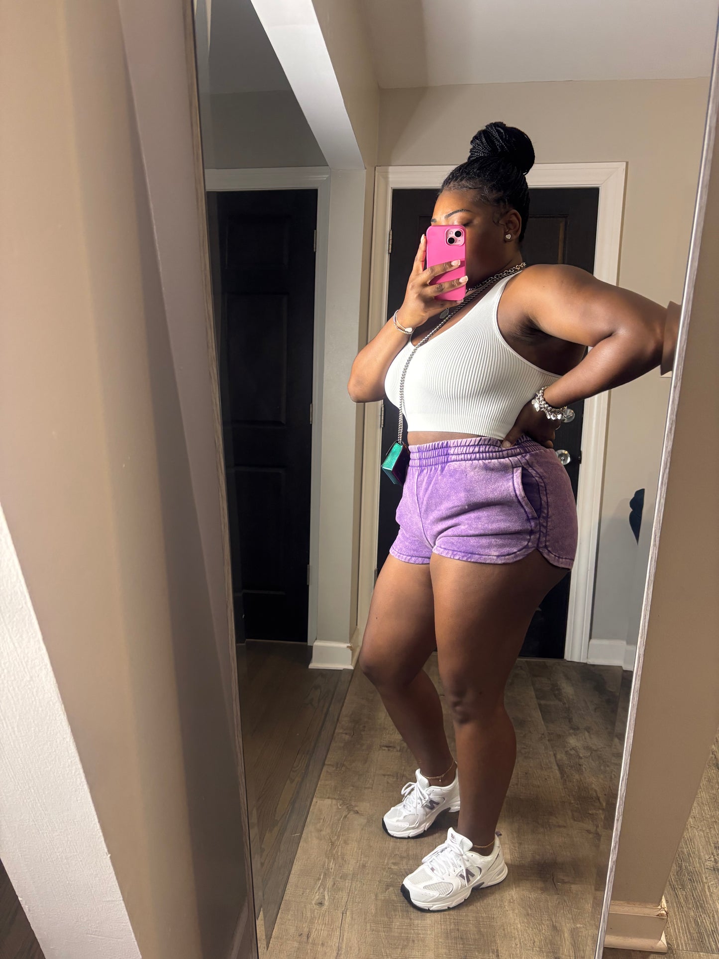 Purple Summer Short Set