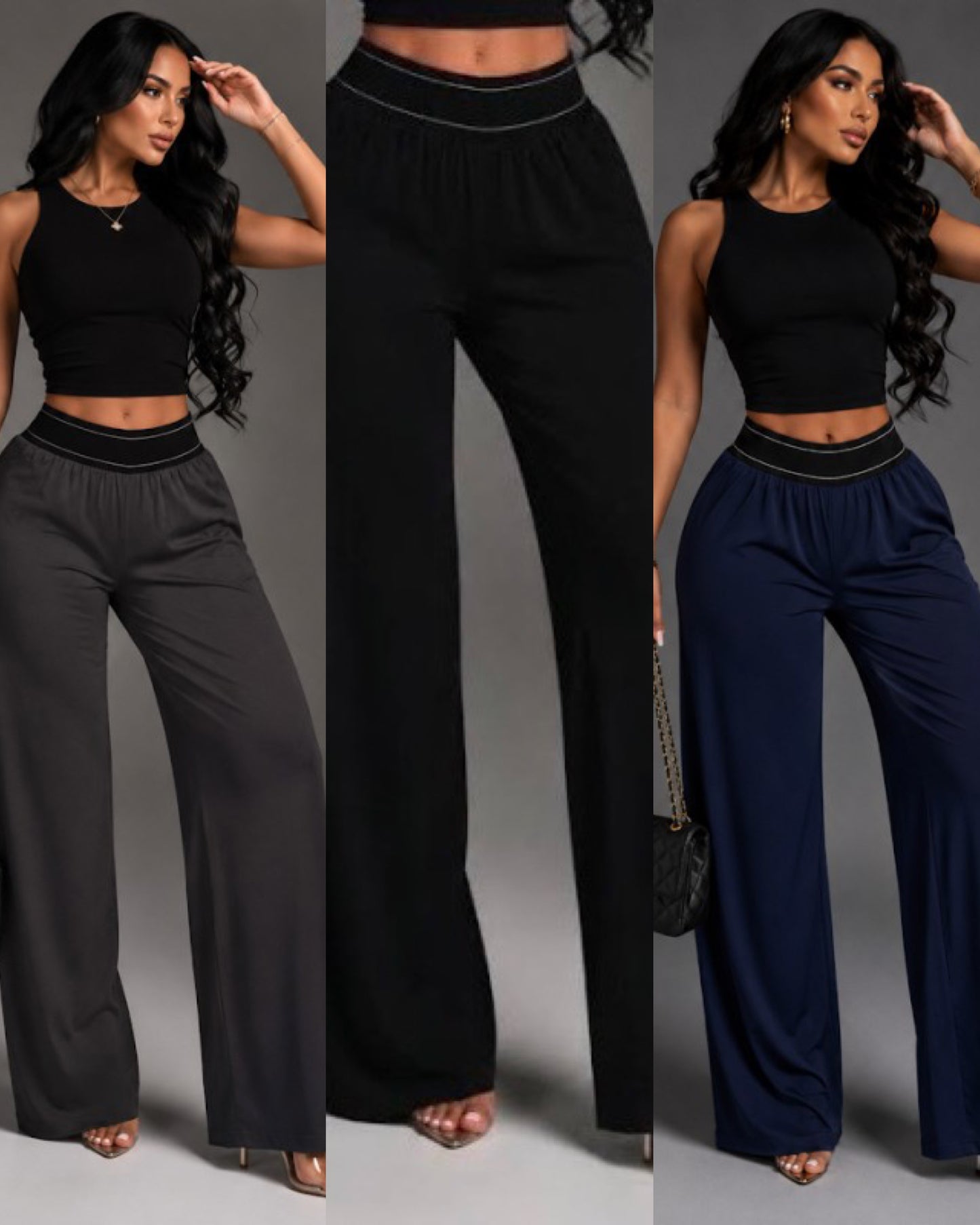 Relaxed High Rise Pants