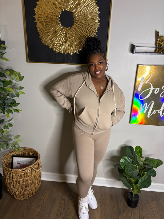 Ash Mocha Hoodie + Legging