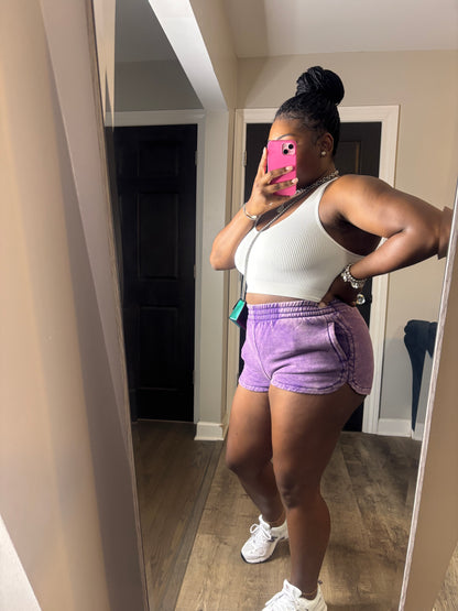 Purple Summer Short Set