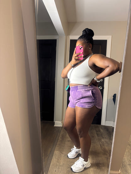 Purple Summer Short Set