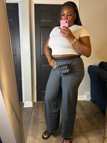 Relaxed High Rise Pants