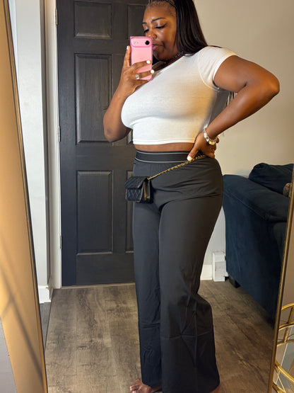 Relaxed High Rise Pants