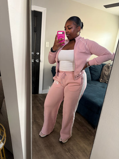 Soft Pink New York Jogger Set