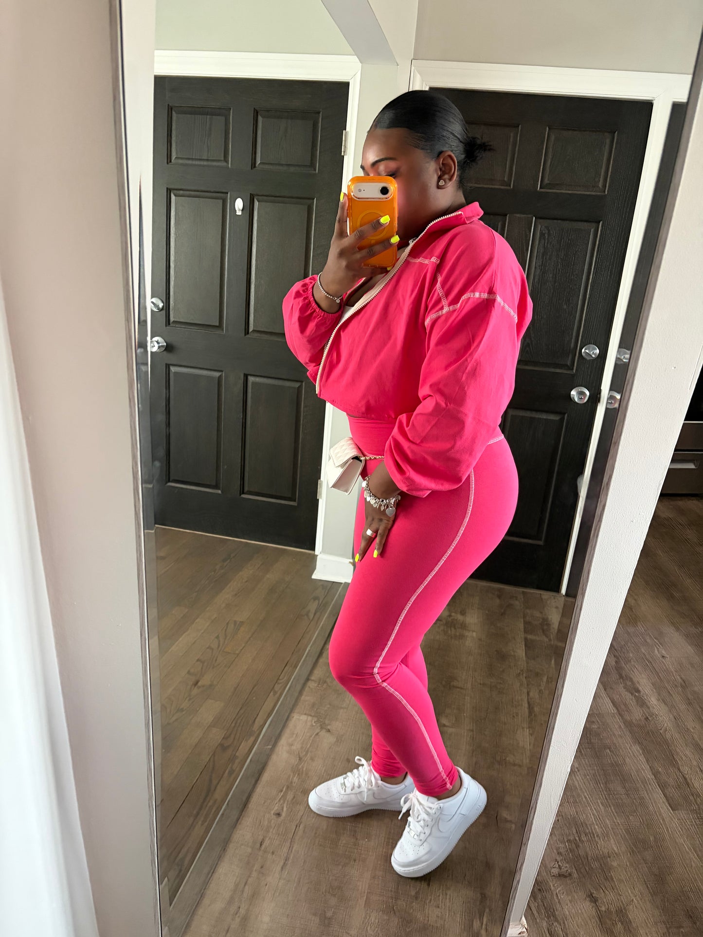 Hot Pink 3 Piece Legging Set