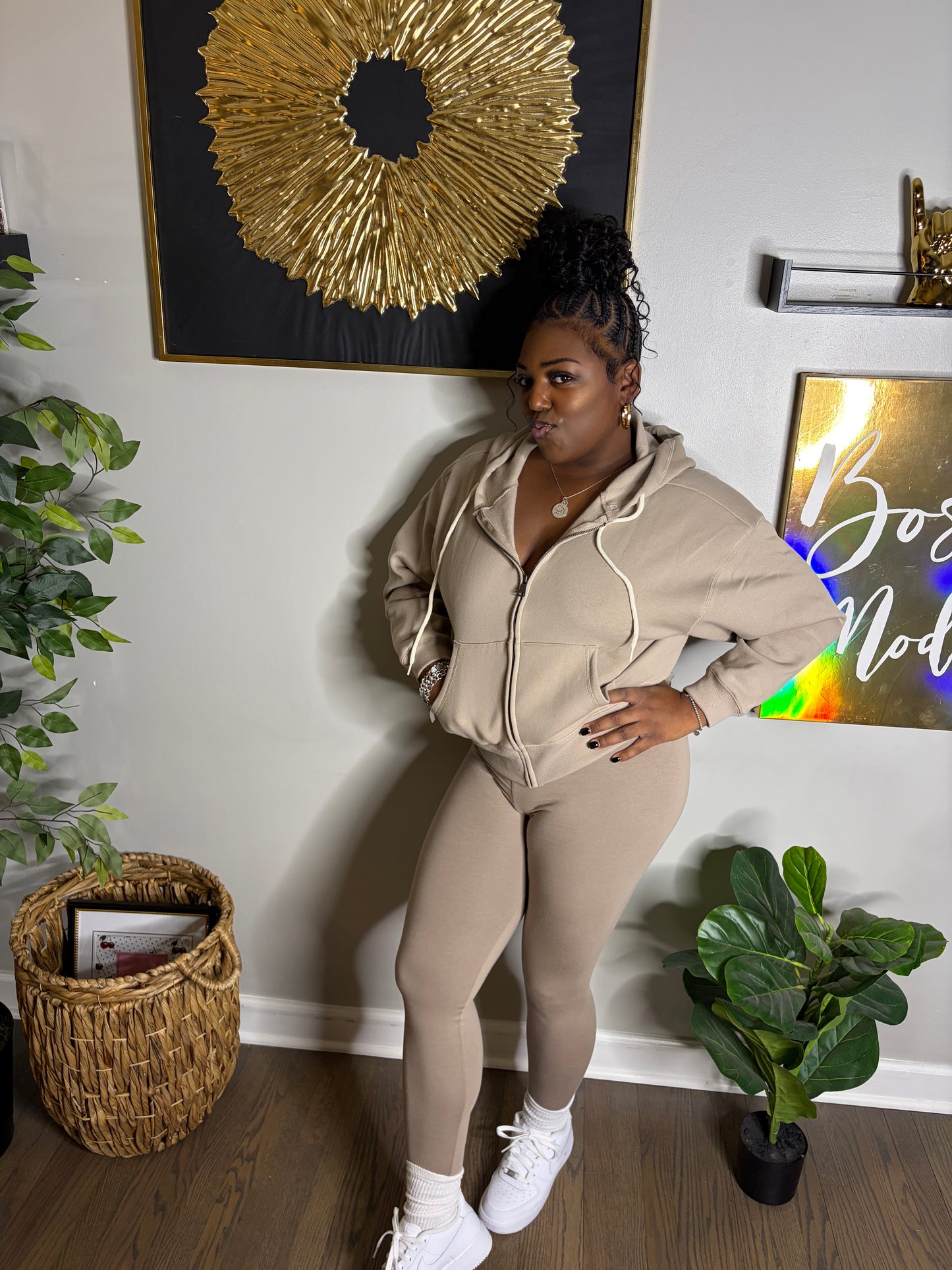 Ash Mocha Hoodie + Legging