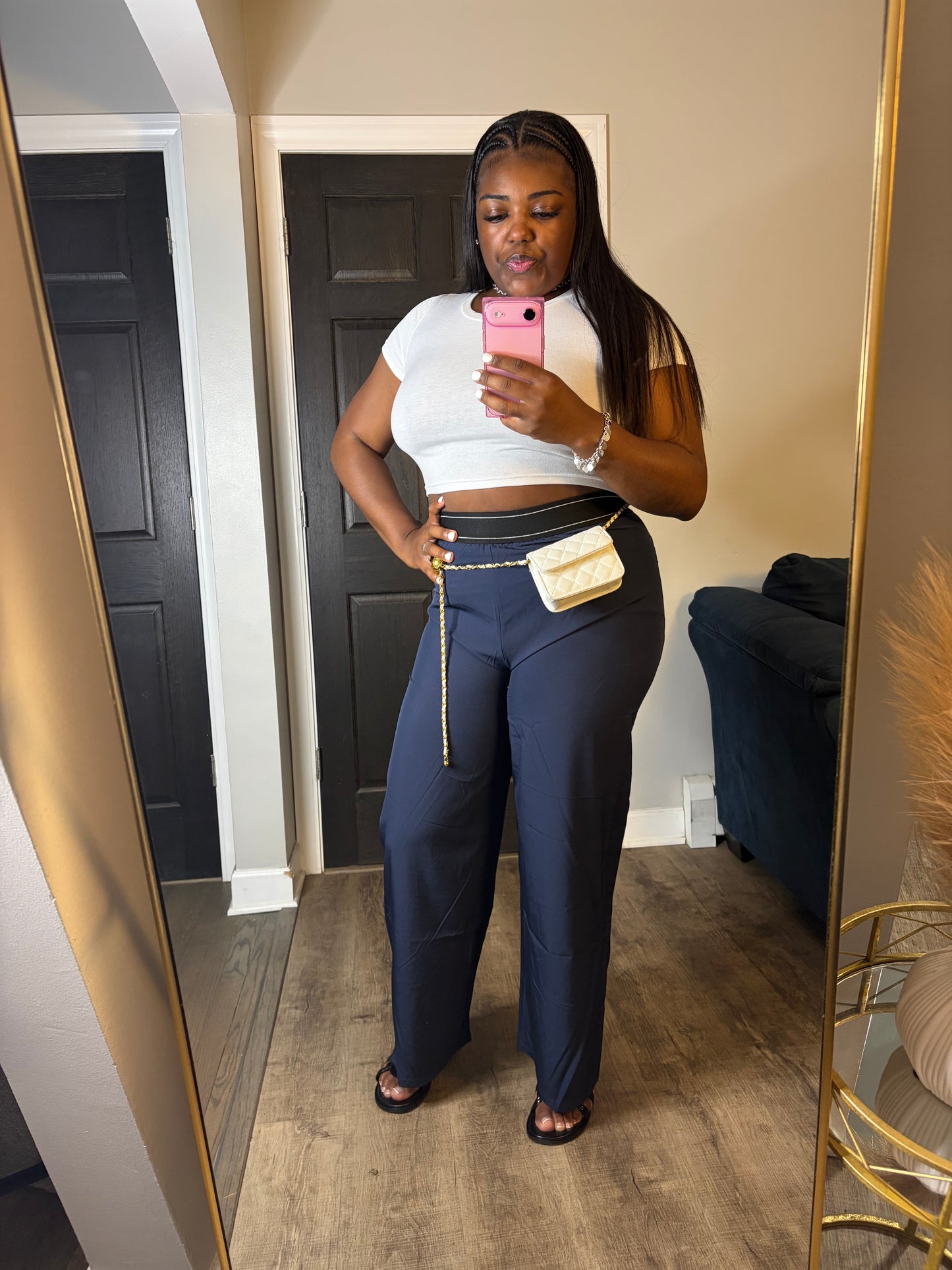 Relaxed High Rise Pants