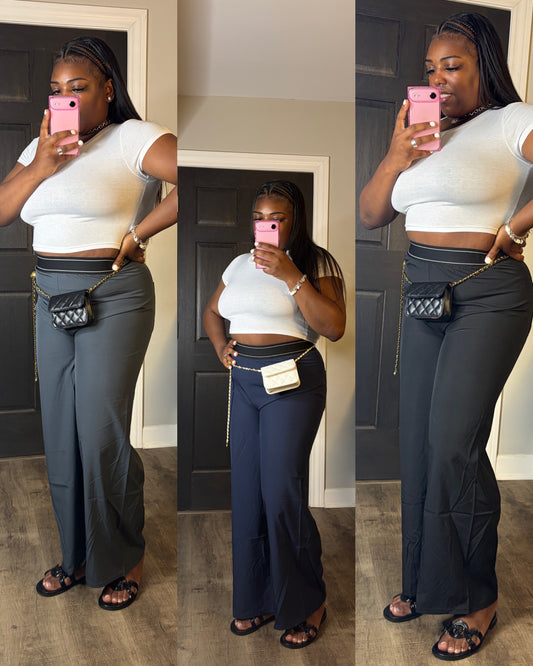 Relaxed High Rise Pants