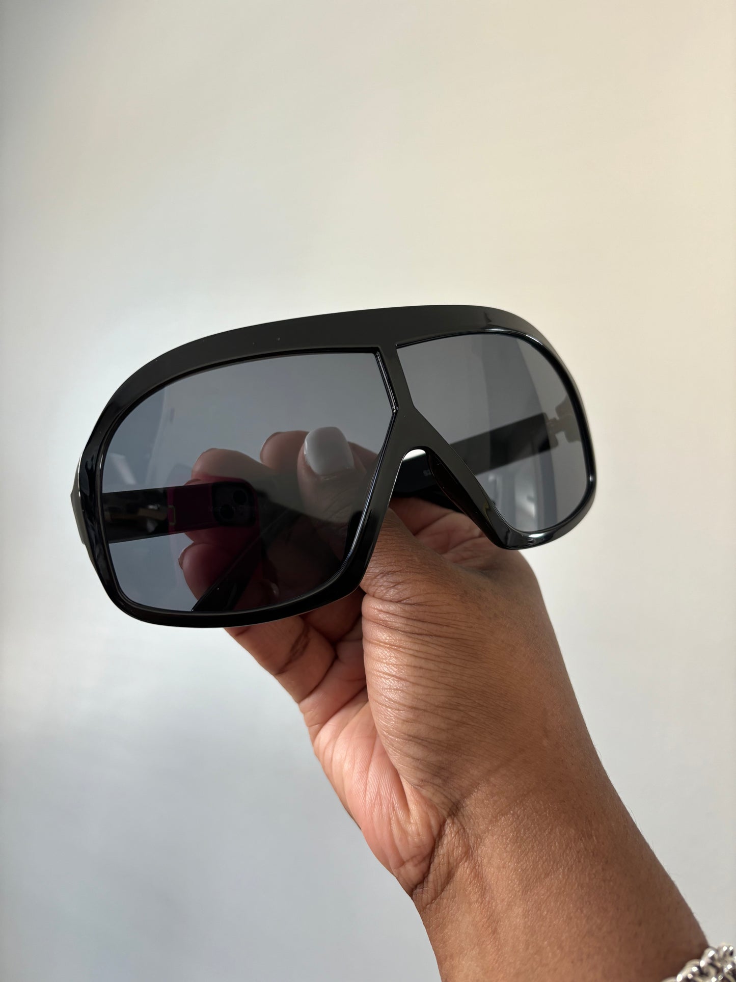 Oversized Fashion Shield Sunglasses