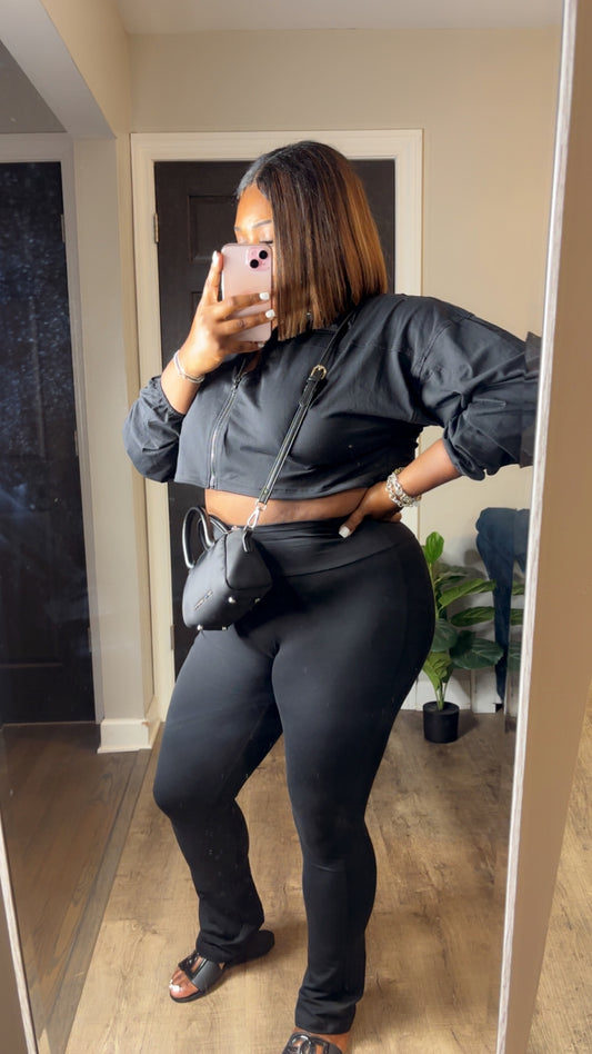 Black Street Luxe Pants Set