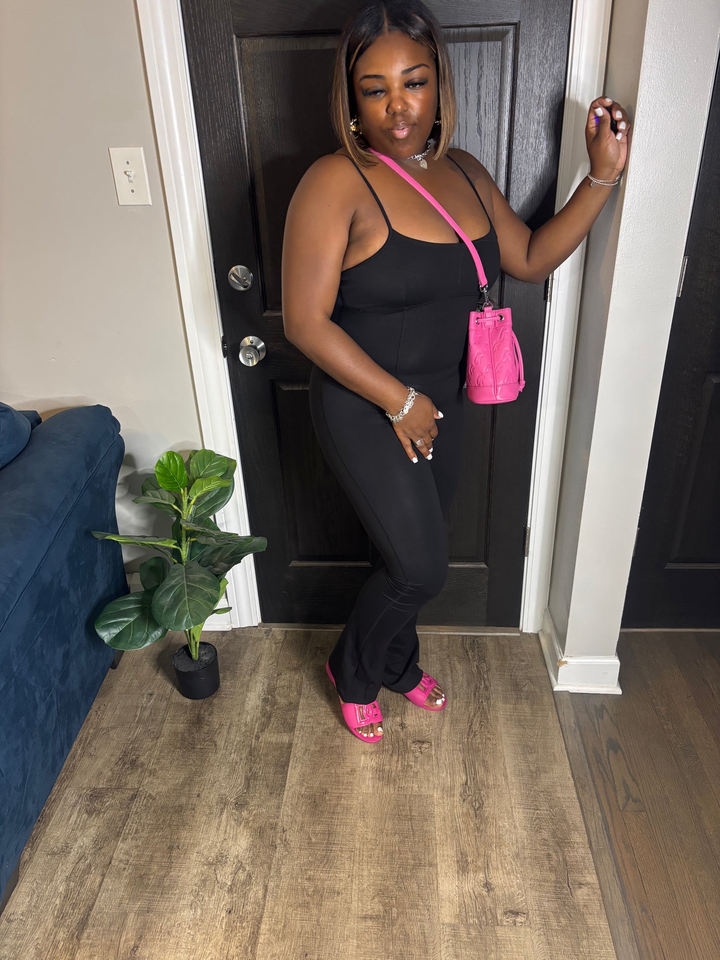Black Sculpt Jumpsuit