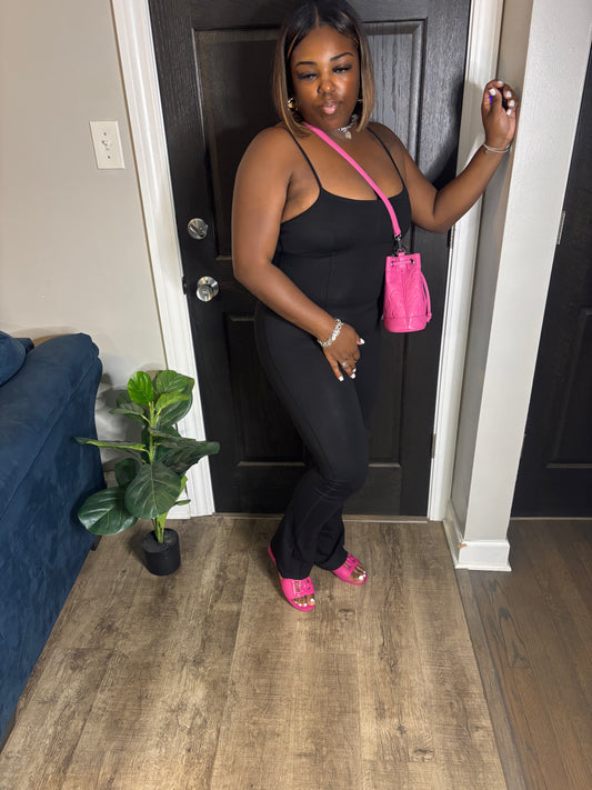 Black Sculpt Jumpsuit