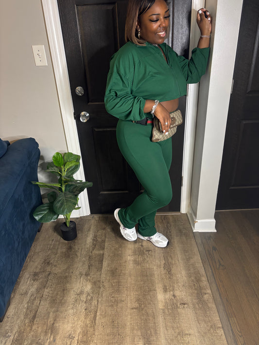 Green Street Luxe Pants Set