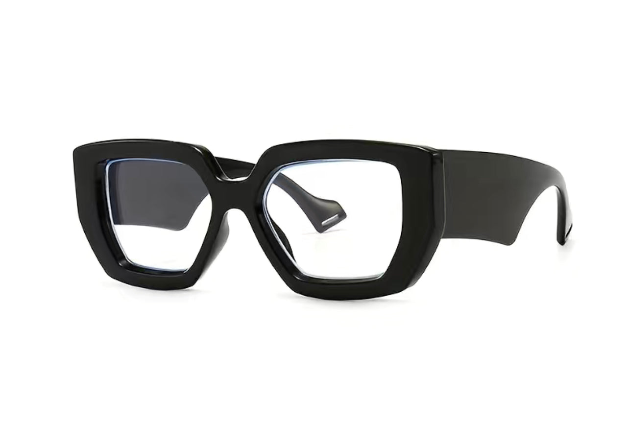 Black Nerd Clear Lens Frames