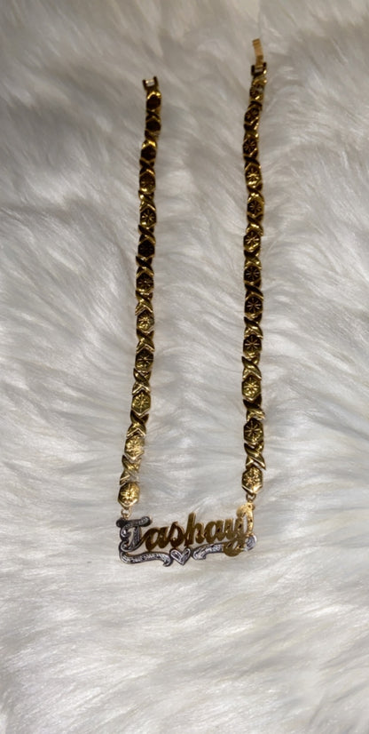 Personalized XoXo Name Necklace