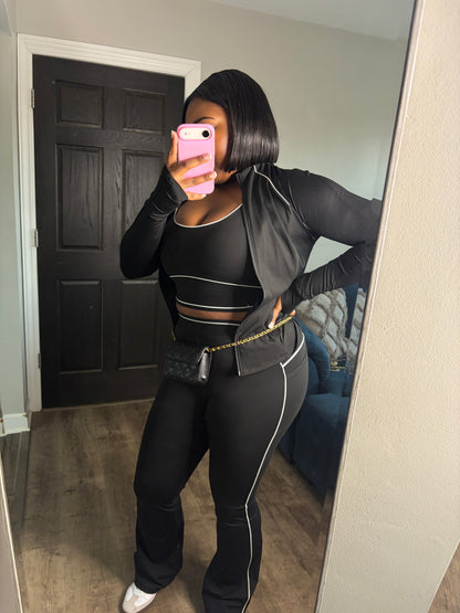 3 Piece Black Pants