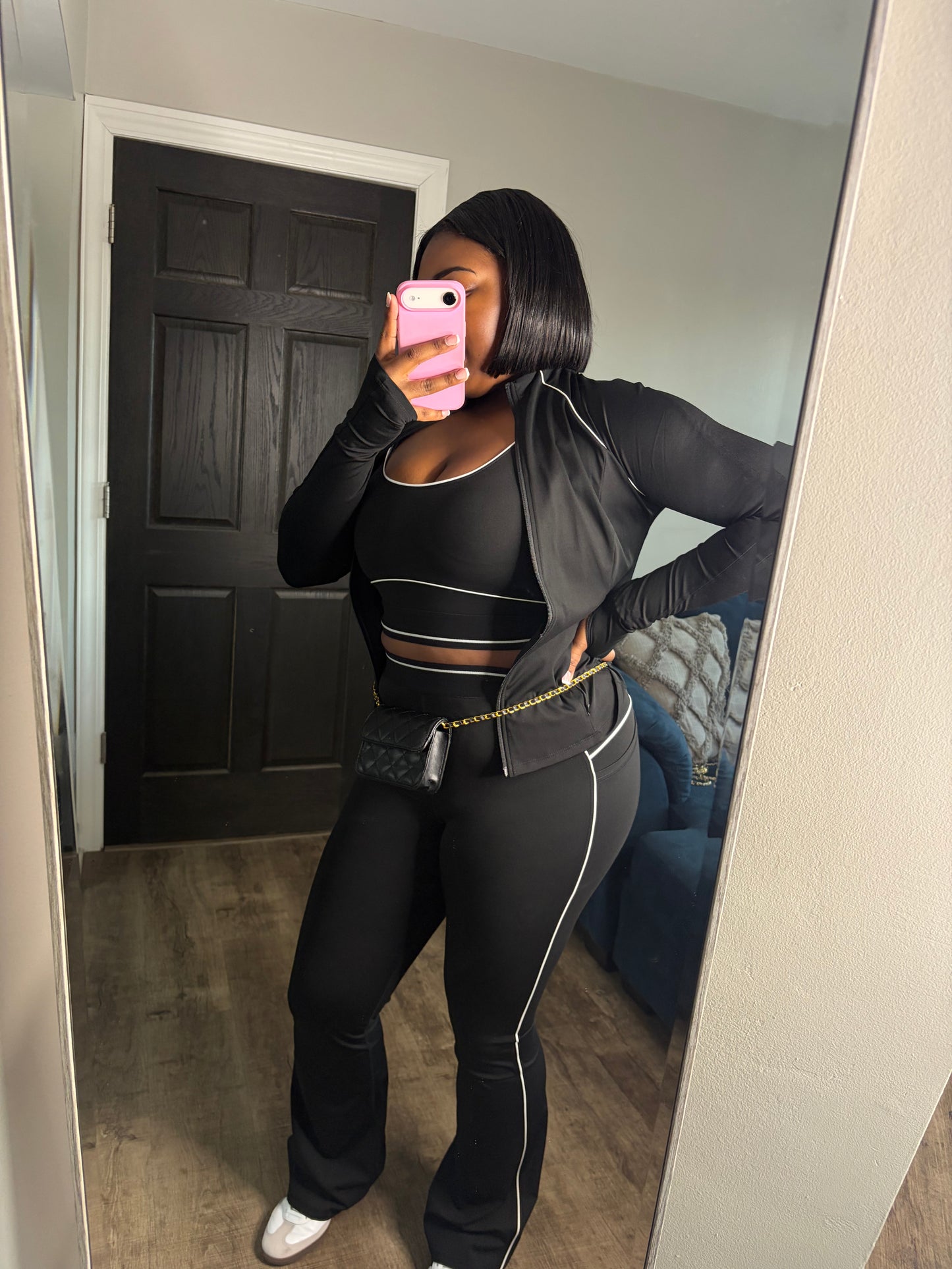3 Piece Black Pants