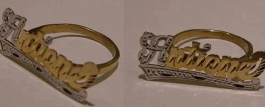 Personalized One Finger Ring