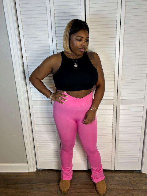 V-Shaped Pants (Pink)