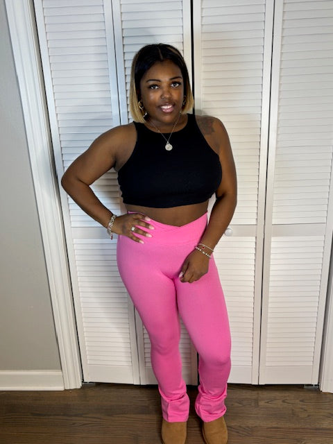 V-Shaped Pants (Pink)