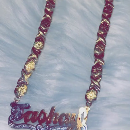 Personalized XoXo Name Necklace