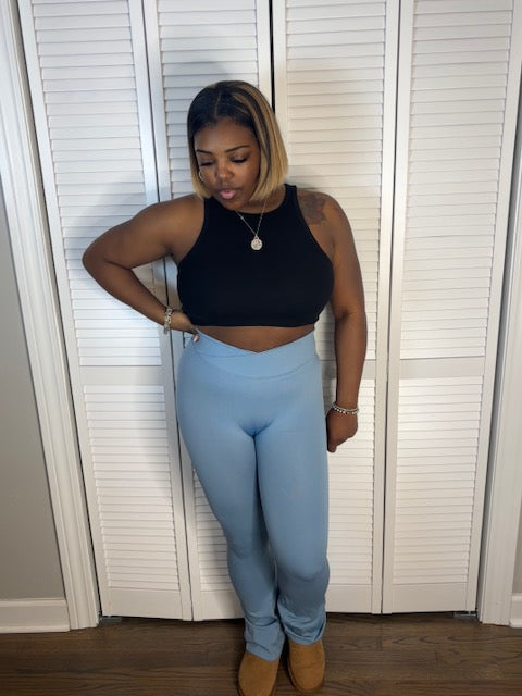 V-Shaped Pants (Teal)